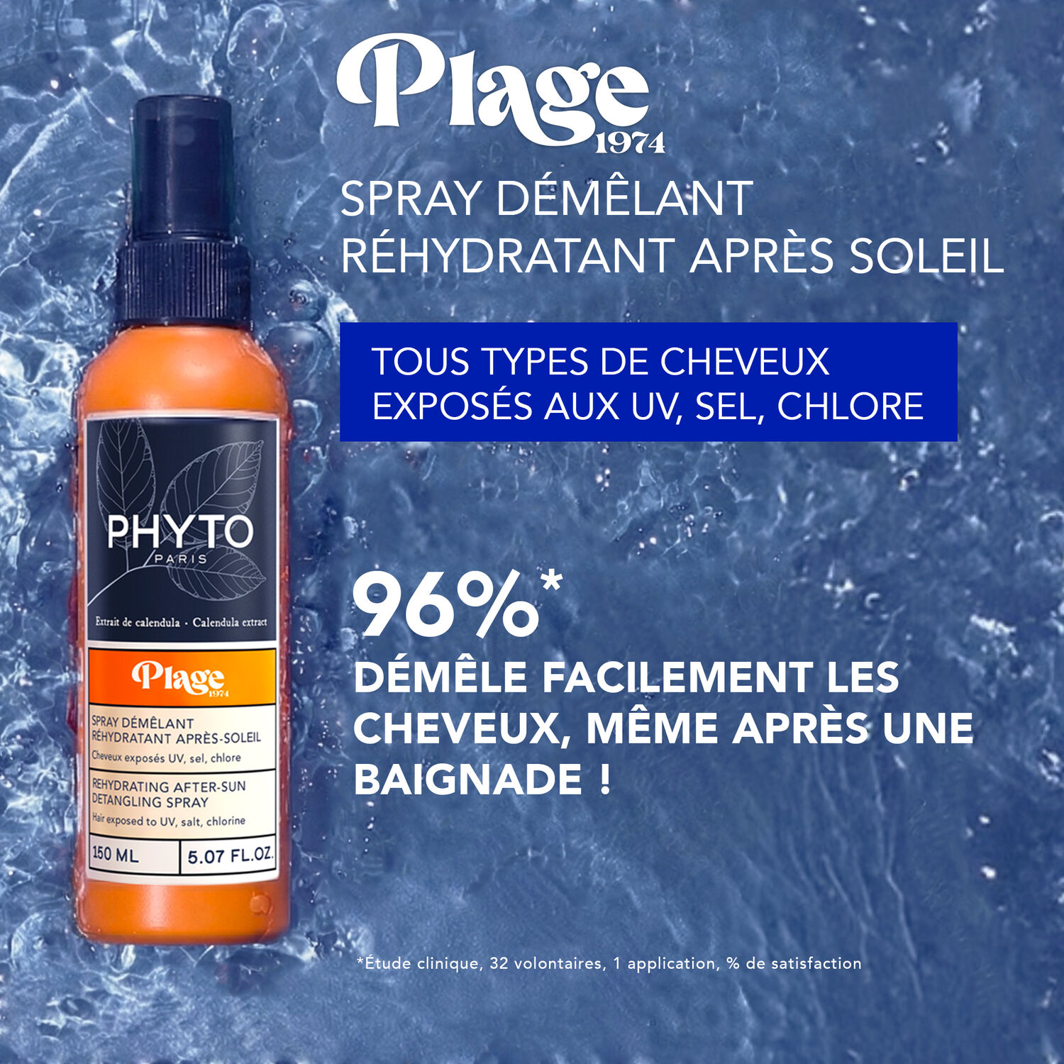 Plage - Spray Démêlant Réhydratant Après-Soleil 150ml