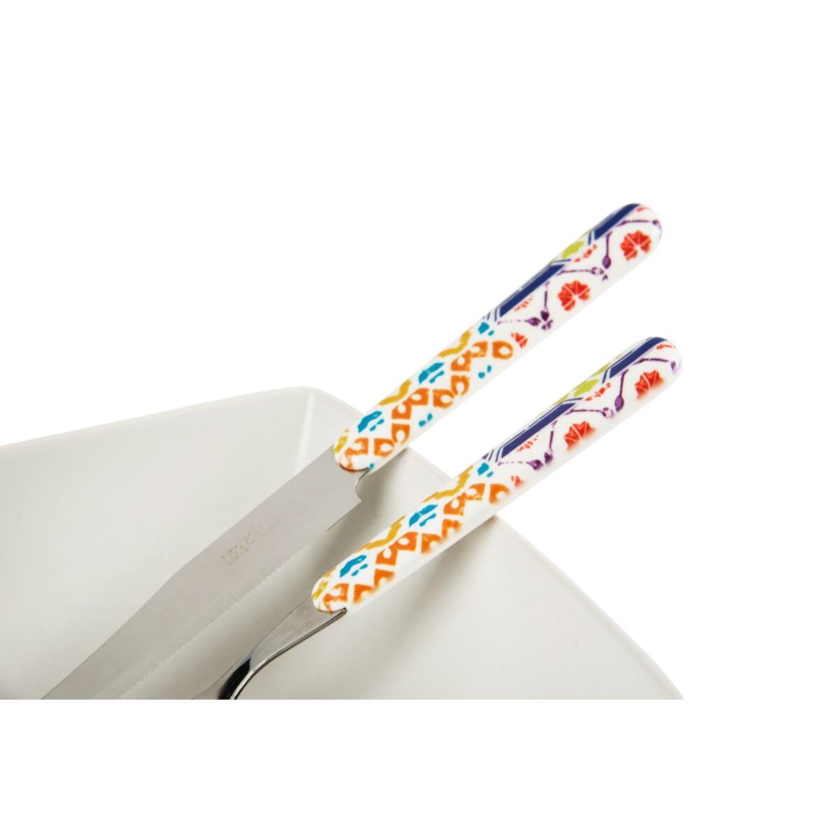 Servizio 24 posate Excelsa – Maioliche, Acciaio Multicolore