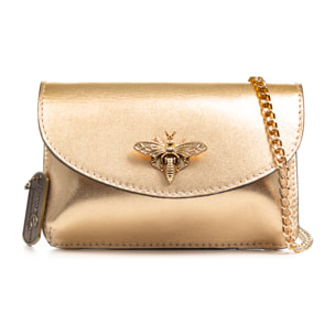 Aquilonia borsa a mano donna. Pelle autentica finitura Camoscio lucido.