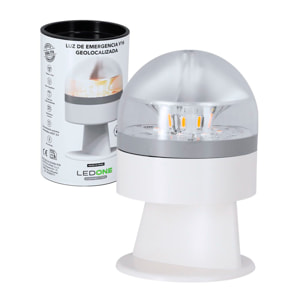 Luz de emergencia V16 geolocalizada Busby. Fijación magnética, visibilidad a 1km, con SIM gratuita y pila incluida.