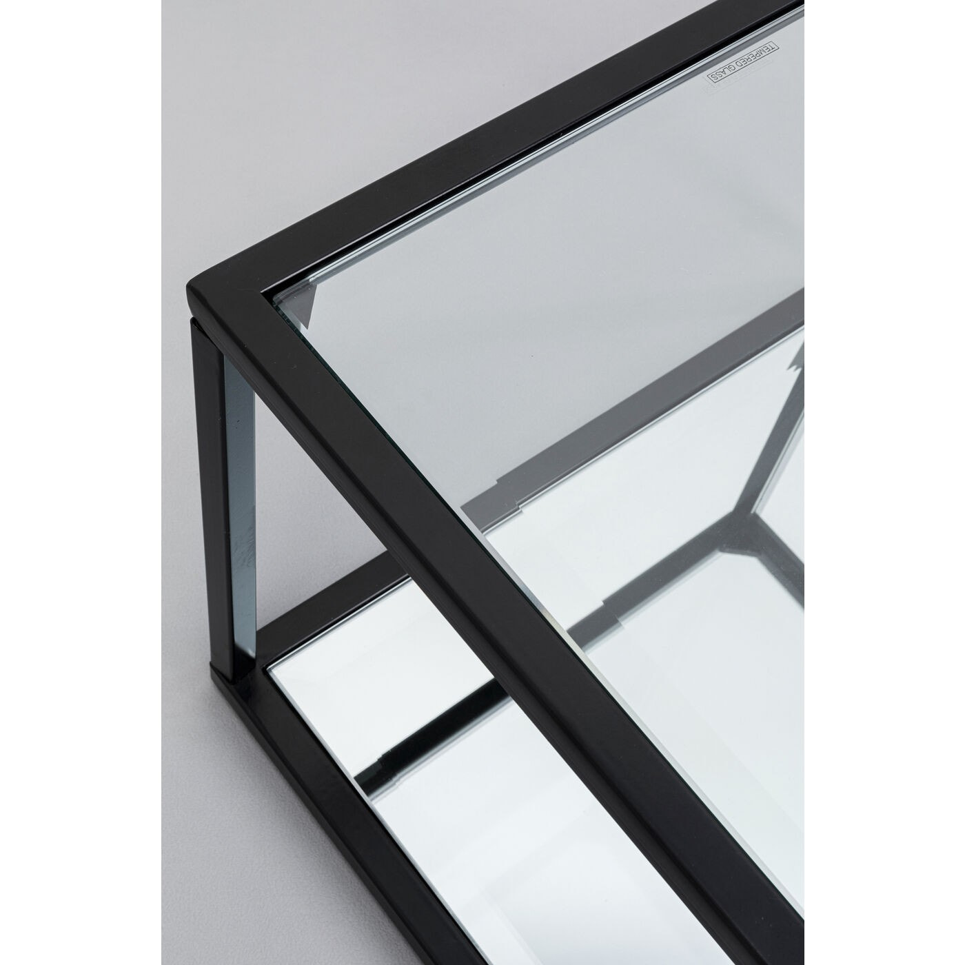 Table d'appoint Quadro noire 50x50cm Kare Design