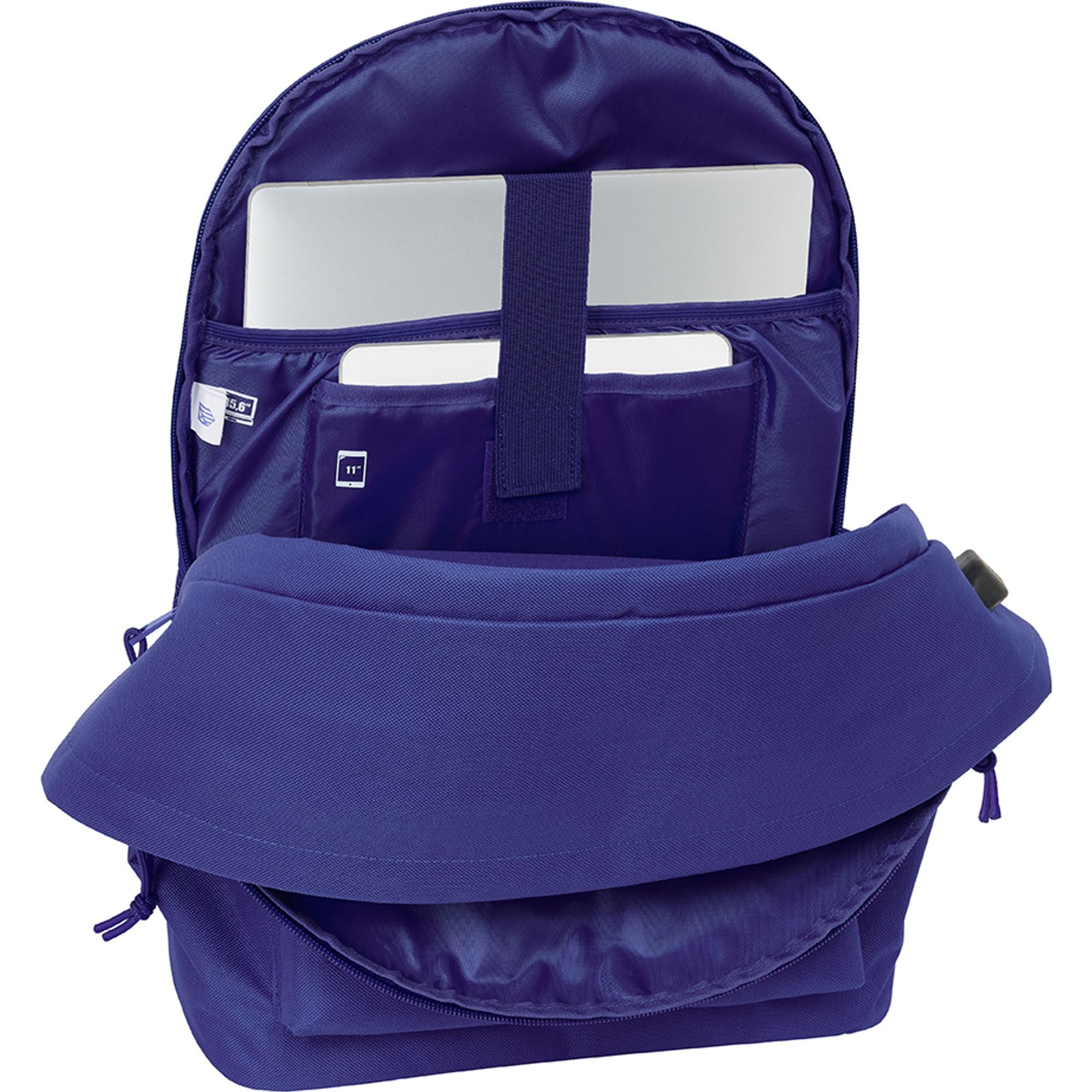 Mochila doble para portatil 15,6"+usb atco. de madrid teen dark blue