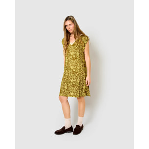 Vestido corto soft chandra verde