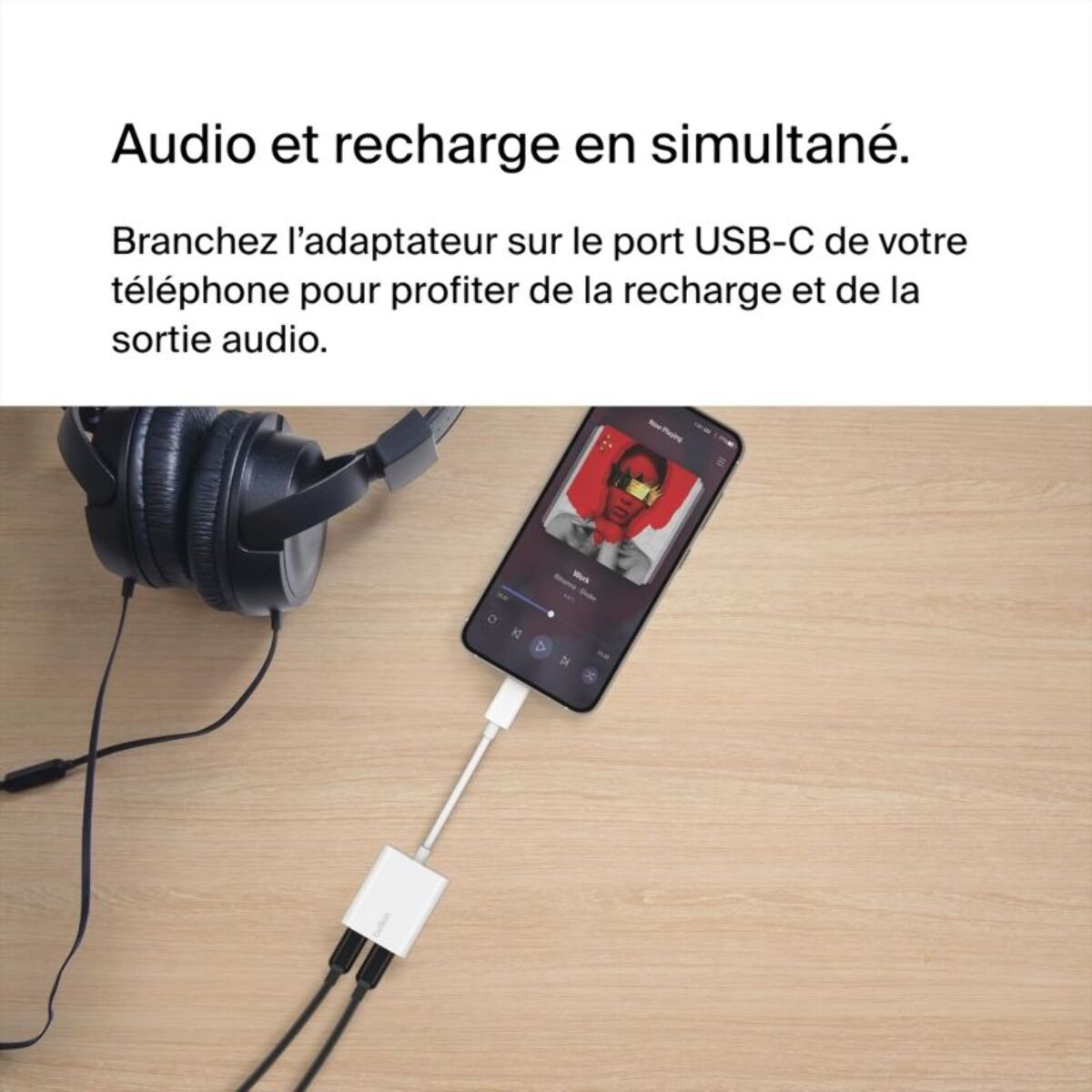 Adaptateur USB BELKIN USB-C vers USB-C x2