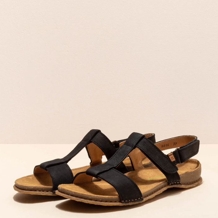 Sandalias N5816 PLEASANT BLACK /PANGLAO color Black