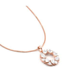 Collar Baenta acabado oro rosa 18k