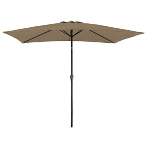 Parasol droit HAPUNA rectangulaire -