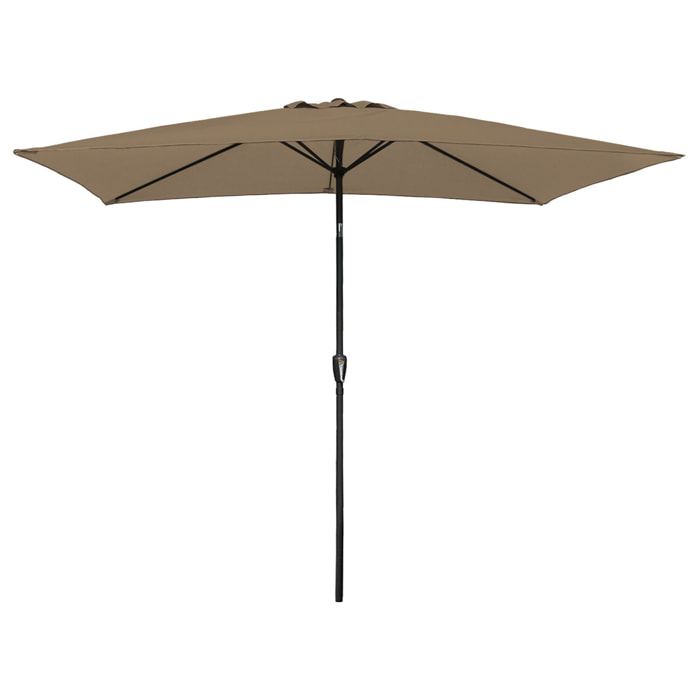 Parasol droit HAPUNA rectangulaire -