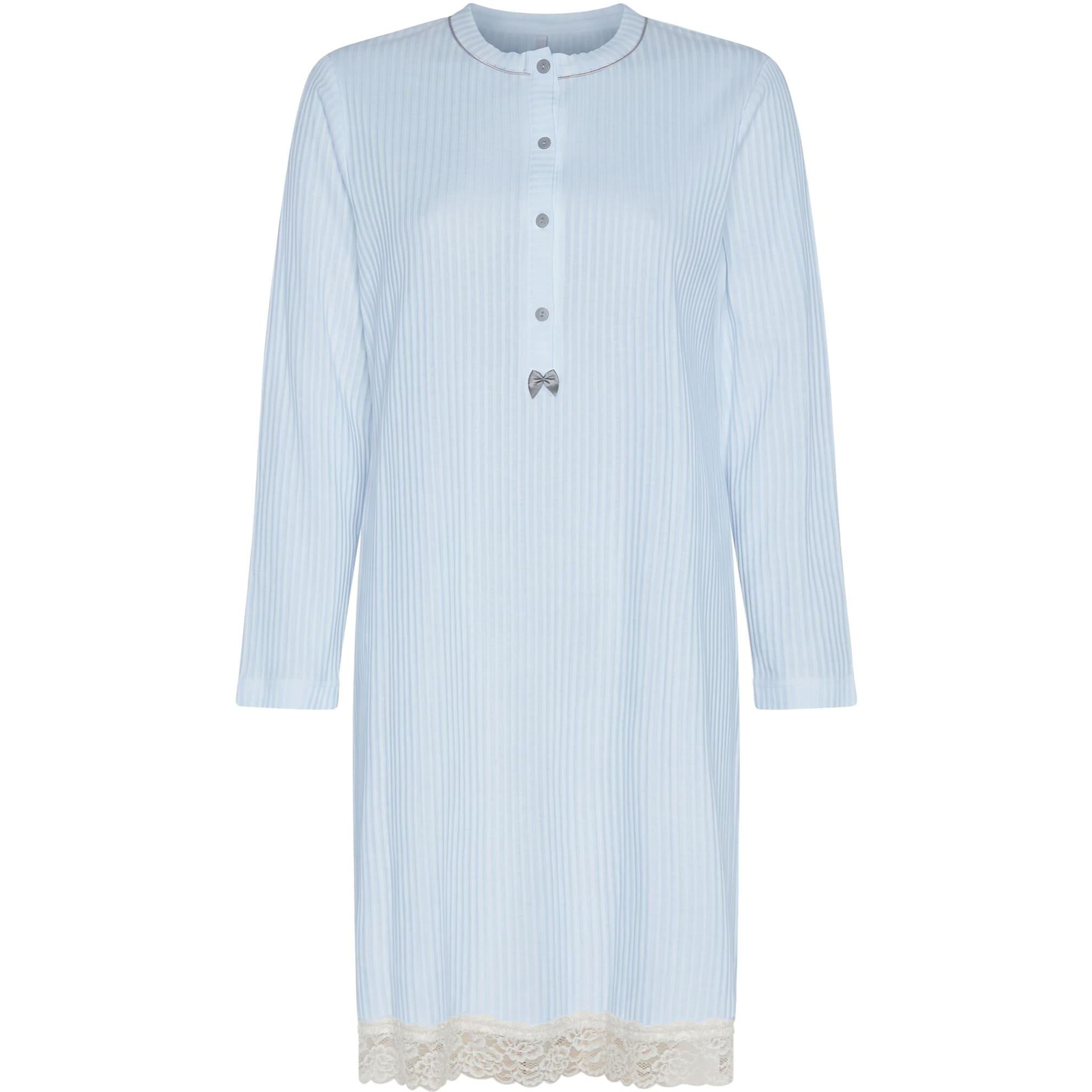 Camisón mujer lencero puntilla de manga larga