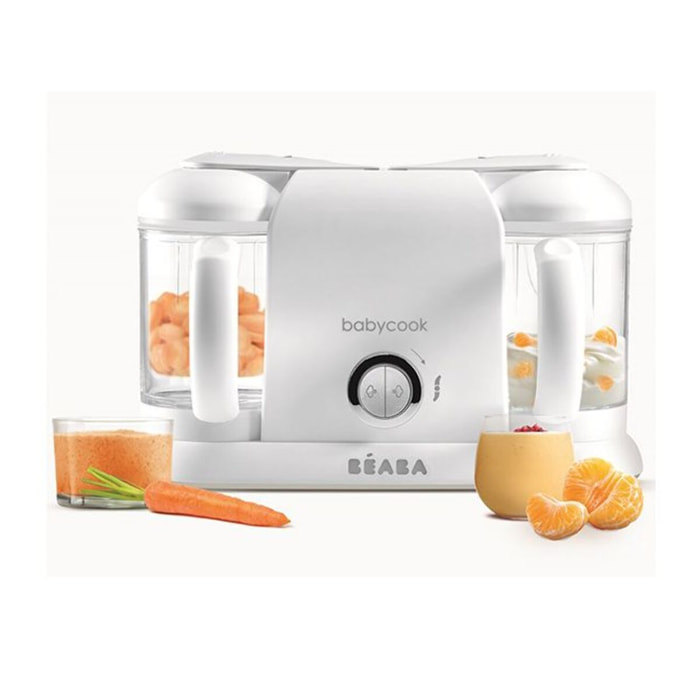 Mixeur Cuiseur Bébé BEABA Babycook duo white/silver