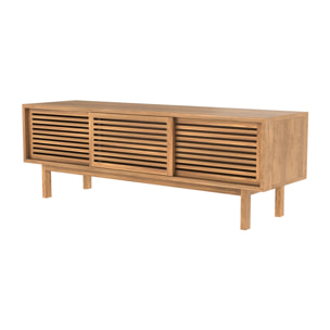 Meuble TV en bois de teck 140 cm - Bormes