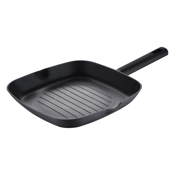 Sartén Grill de Aluminio Forjado MasterPro Inducción 28 cm By Lionel Rigolet