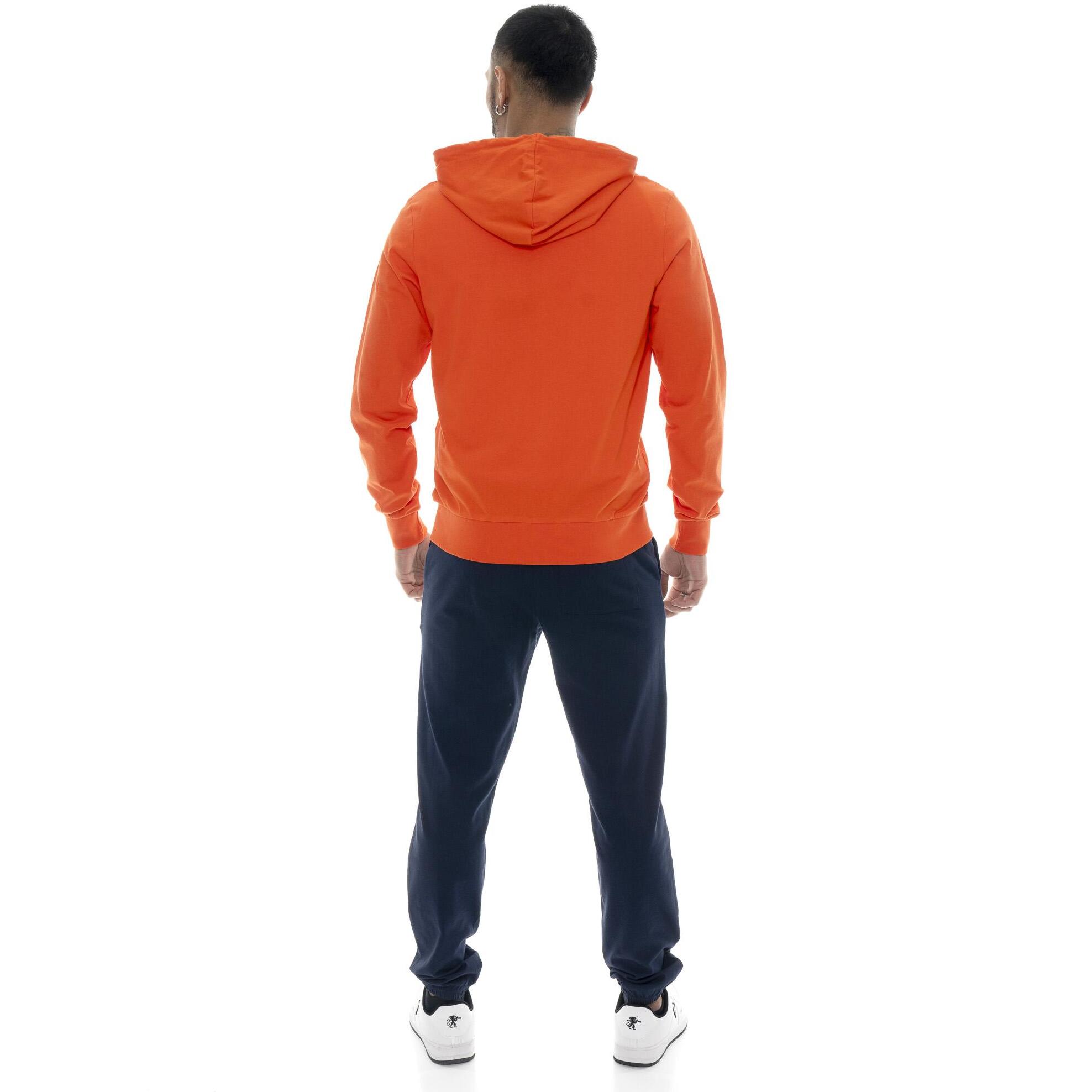 Tuta da uomo in cotone non garzato con cappuccio Leone Boxing legend