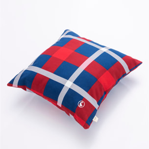 Set de 2 cojines 40x40cm 100% algodón 300gsm cuadros tartan el ganso