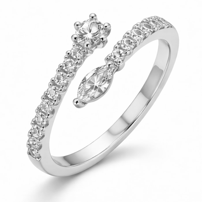Anillo Guewa acabado plata