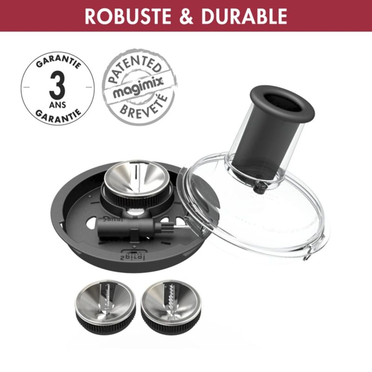 Découpe légumes MAGIMIX 17501 Coffret Spiral Expert