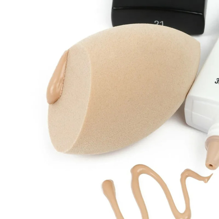 Pro Blending Sponge - beige, Esponja de maquillaje, Suave y agradable de usar garantizará una aplicación fácil y precisa de productos lí­quidos y en crema