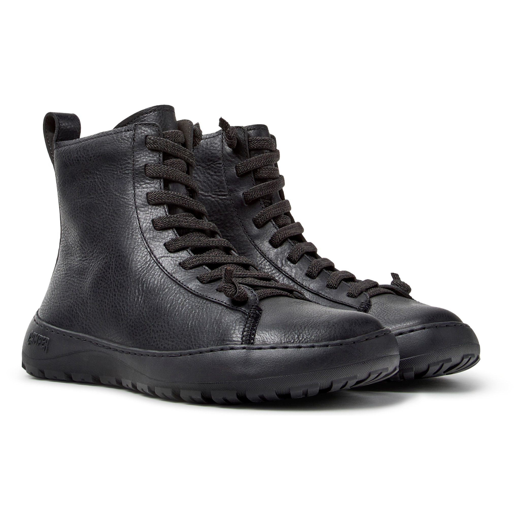 Botines - CAMPER Peu Serra - Negro - Piel de ante