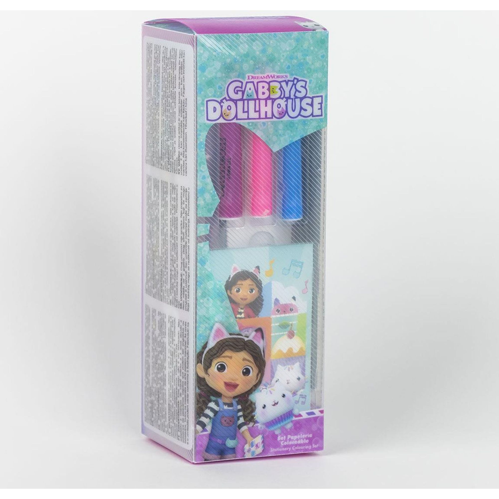 Set Papelería Coloreable Gabby´S Dollhouse