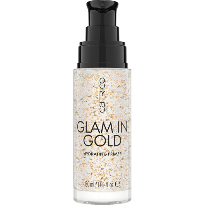 Glam In Gold Hydrating Primer - Base de Teint Hydratante Flocons d'Or