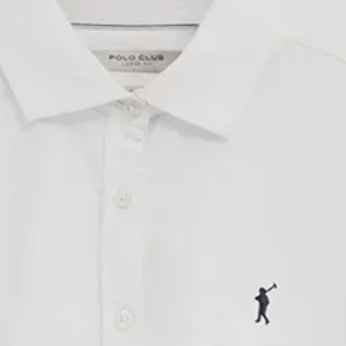 Camicia cotolino bianca dal fit ampio e ricamo Rigby Go