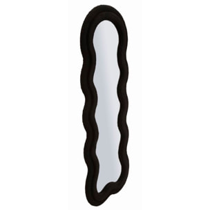 SPECCHIO DA MURO TEDDY NERO CM 60X4X160 (MISURA SPECCHIO CM 39X137)