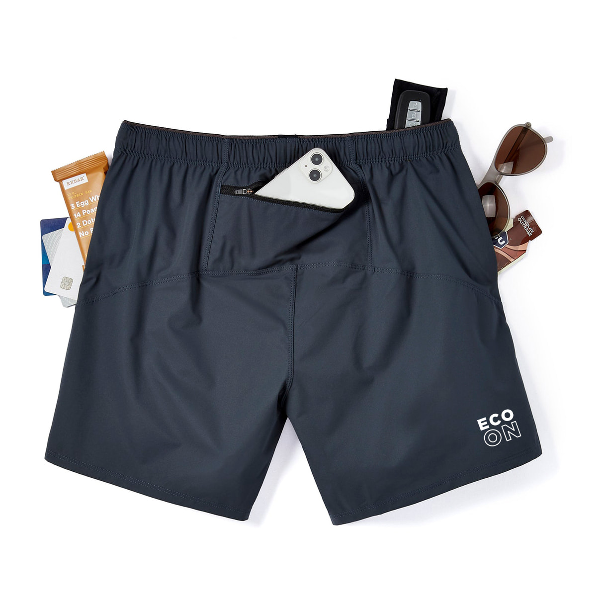 Pantalón corto deportivo para hombre ECOON France - Gris