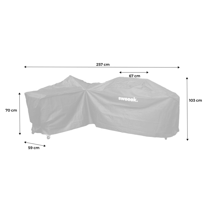 Housse en polyester et PVC pour Barbecue au gaz Rochefort