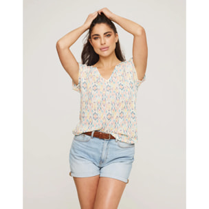 Camiseta Estampada Multicolor - Ordesa