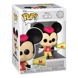 100th Anniversario Disney Funko Pop! Vinile Figura Mickey Mouse Club 9 Cm