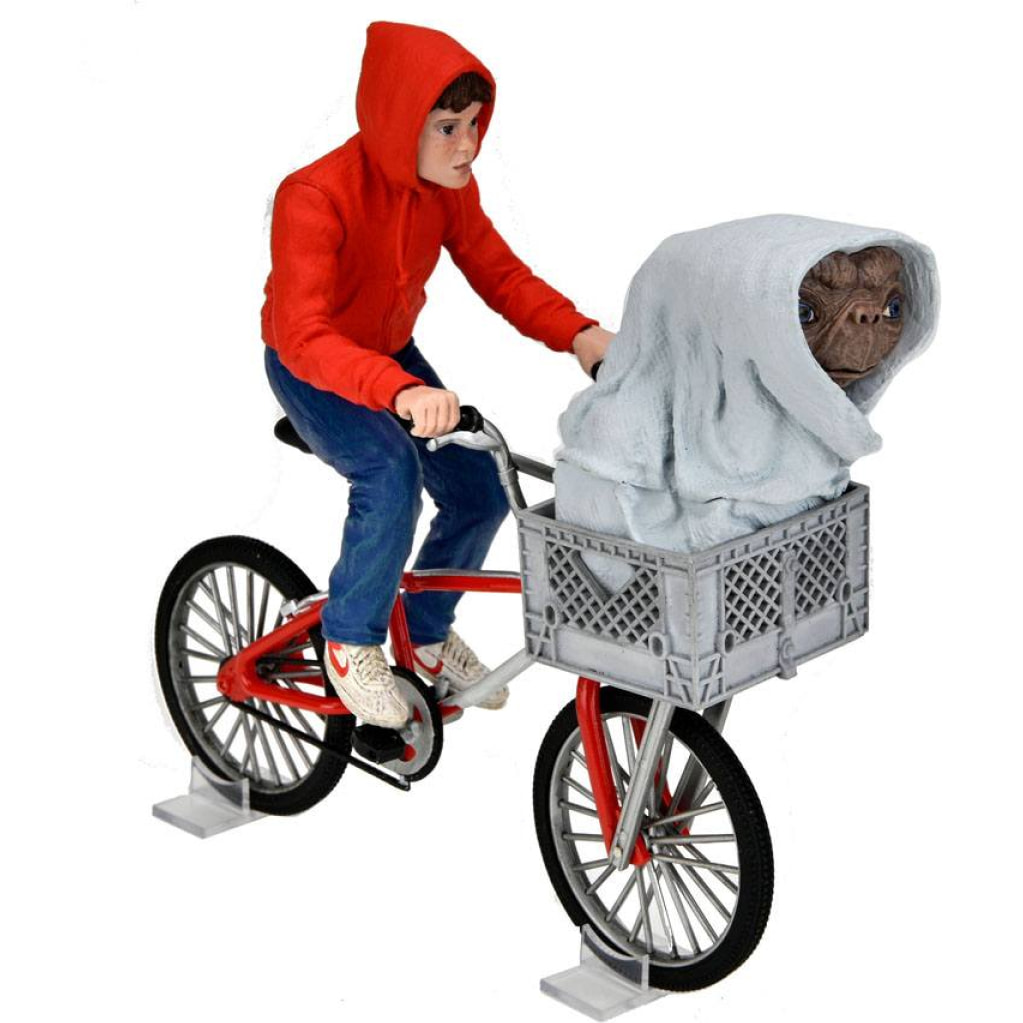 E.t. The Extra-terrestrial Action Figura Elliott & E.t. On Bicycle 13 Cm Neca