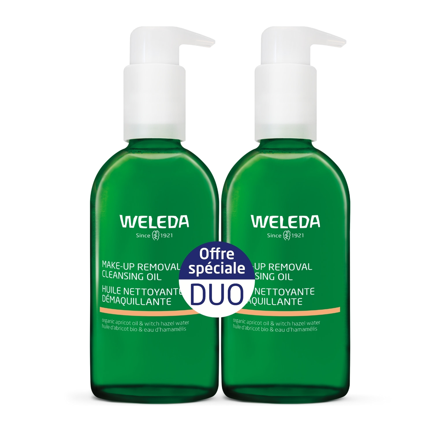 WELEDA - Duo  Huile nettoyante démaquillante 2*150ml