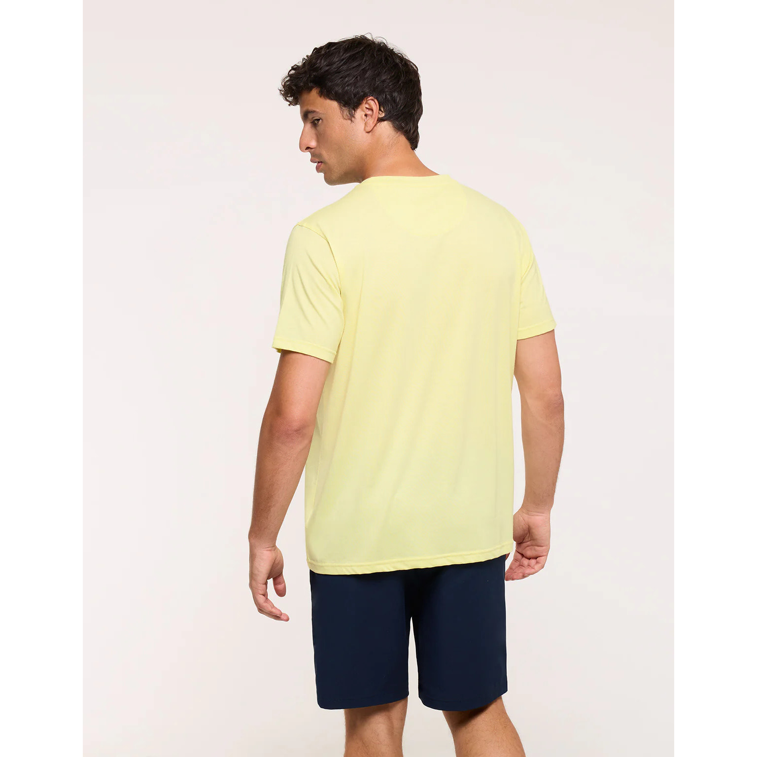 Camiseta Manga Corta Amarillo Pastel - Veira