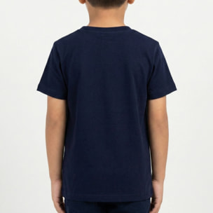 T-shirt maniche corte con stampa logo e bandierine