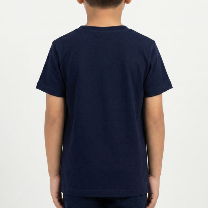 T-shirt maniche corte con stampa logo e bandierine