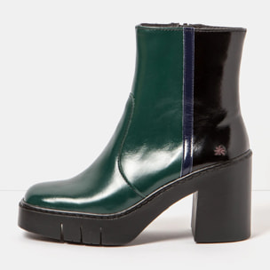 Botines con tacón 1974 NAPPA SHINNY JUNGLE-BLACK/BERNA color Jungle-black