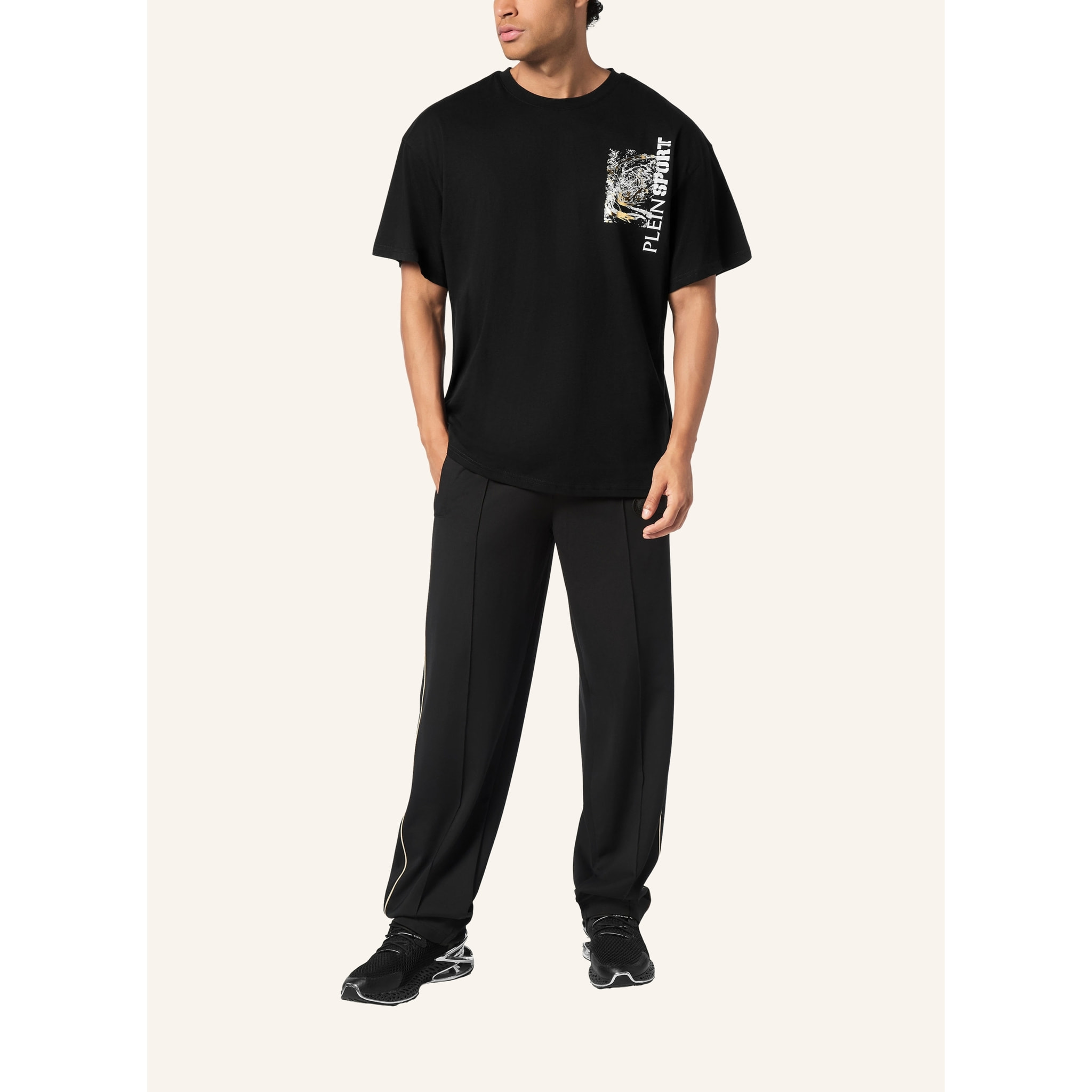 PLEIN SPORT Camiseta Cuello Redondo Ss TIGER