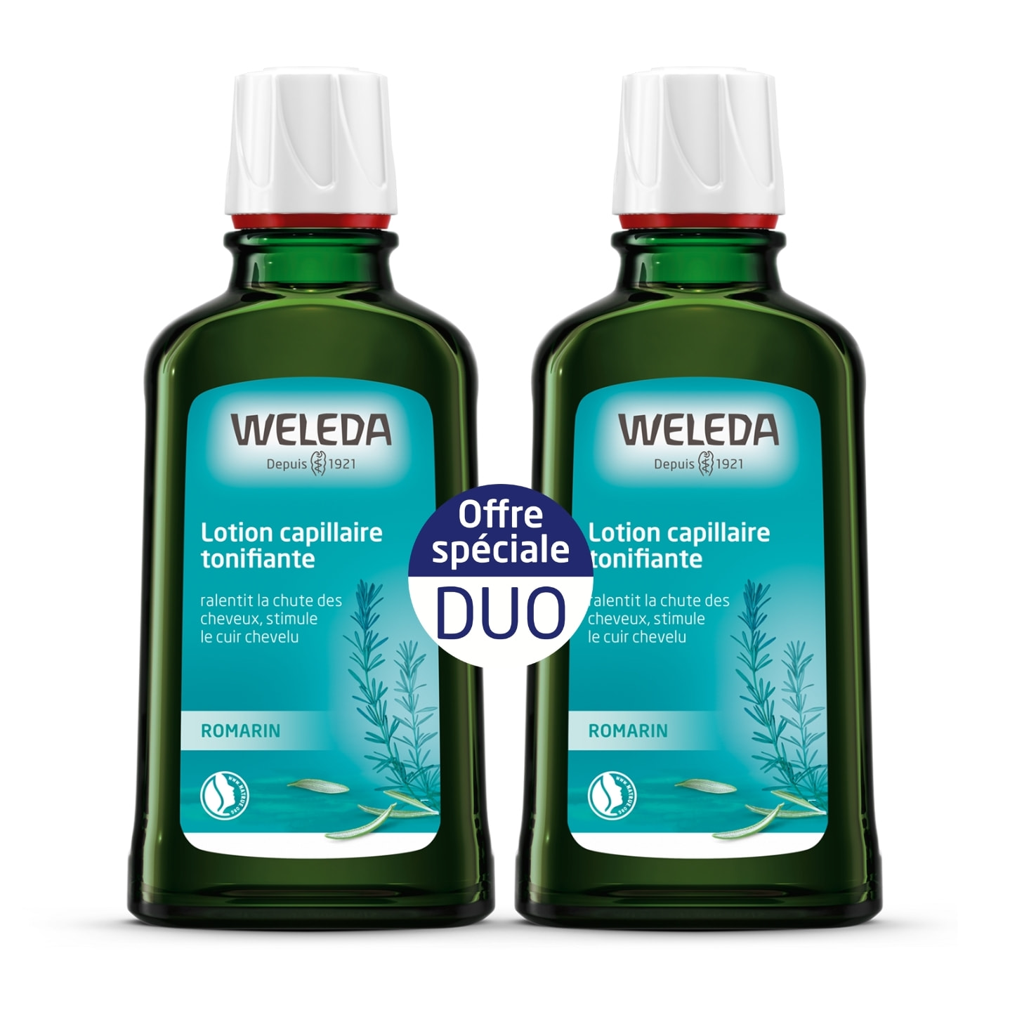 WELEDA - Duo Lotion capillaire tonifiante - 2x100 ml