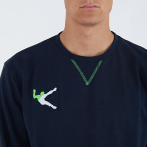 Felpa in cotone girocollo Napix