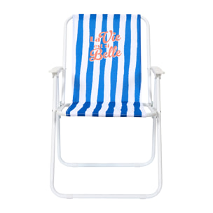 Chaise Pliante Dolce Vita Bleu - Lot De 1