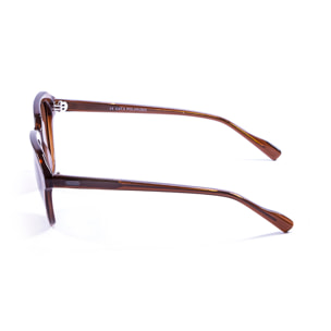 Gafas de sol LENOIR CASSIS - Marrón oscuro transparente / Marrón