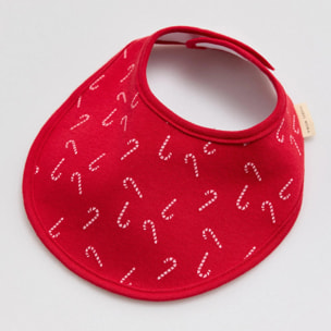 Confezione di bavaglini impermeabili per neonato con stampa natalizia