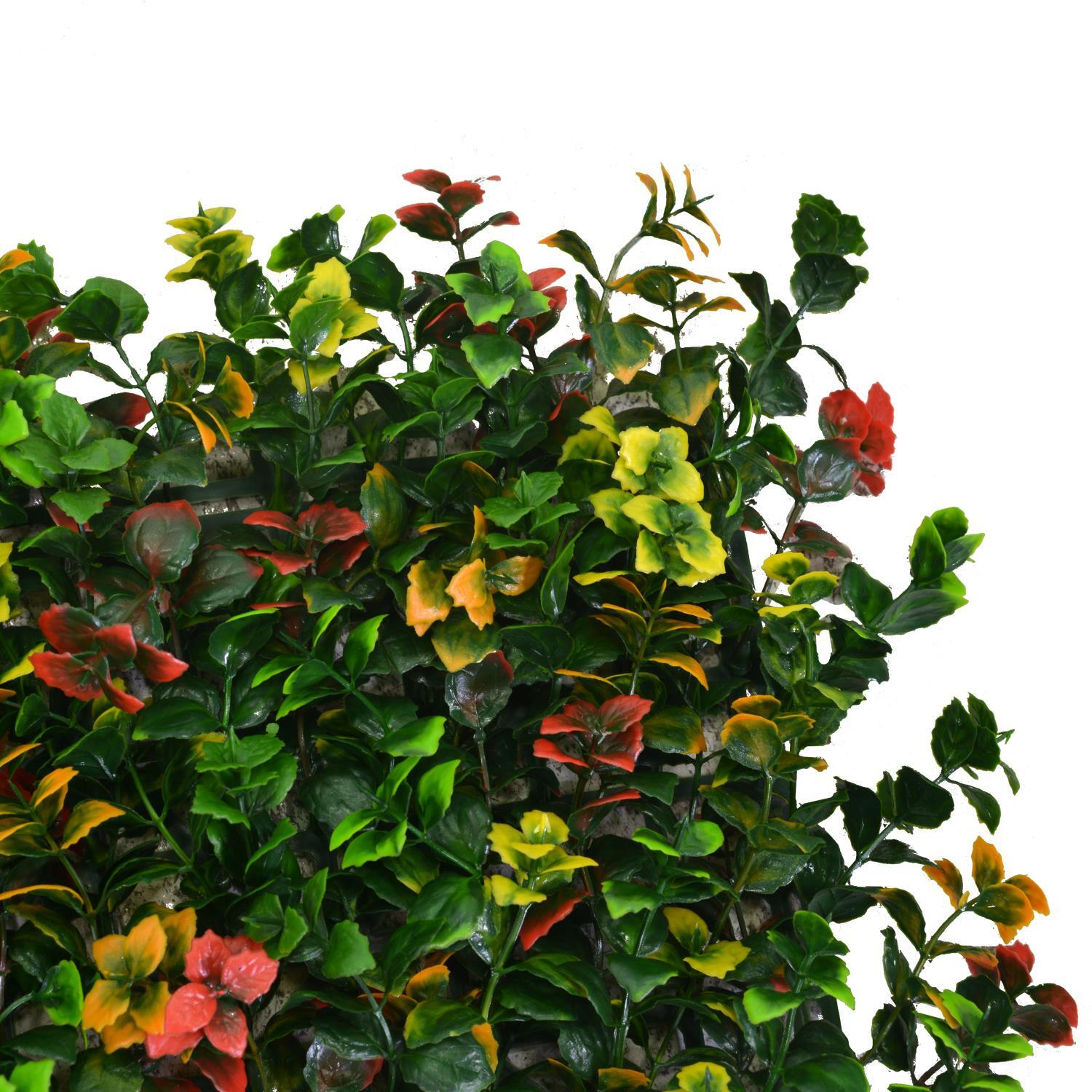 Parete verde verticale Vacchetti multicolore cm50x50