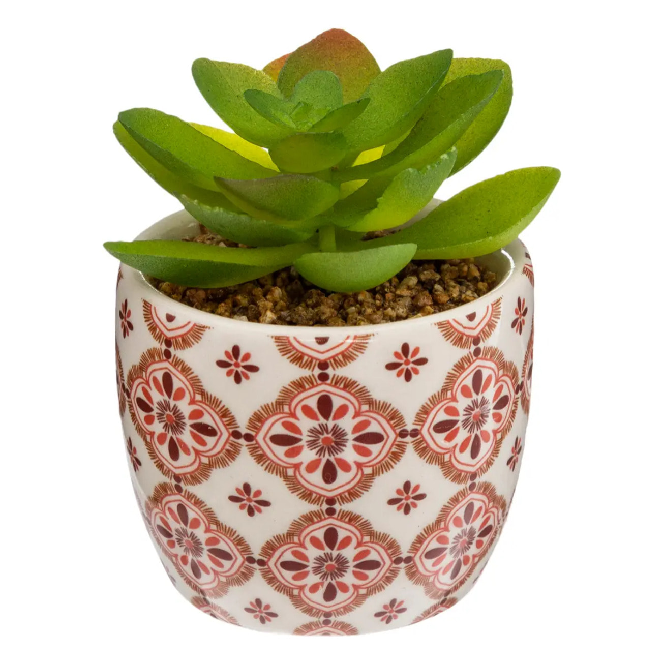 Plante artificielle pot porcelaine H9cm