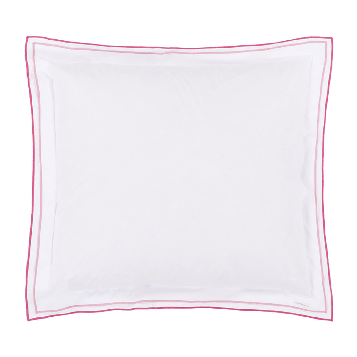 Taie d'oreiller unie en percale de coton, ASTOR, Blanc