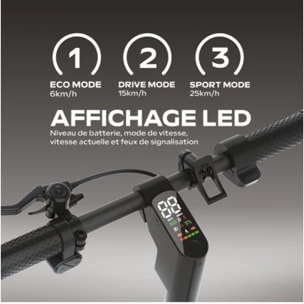 Trottinette Électrique UrbanGlide Ride 100 EVO – 25 km/h, 10 pouces, Autonomie 25 km, Adulte, Freins à disque