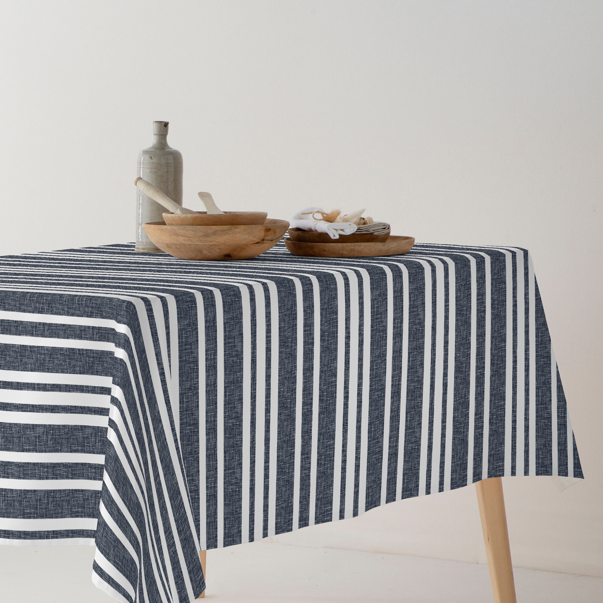 Naturals - Mantel de Tela Estampado - Antimanchas - 100% Algodón - Half panamá - Ray