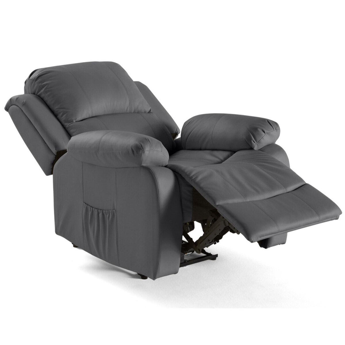 Armand - fauteuil relax électrique en simili - Gris
