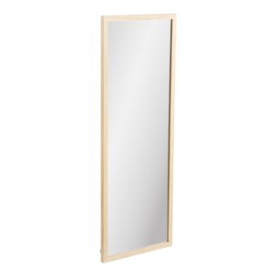 Specchio da parete Scottsdale con cornice in legno naturale 45x110 cm