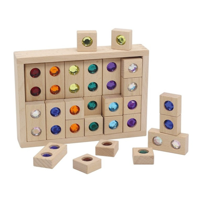 SPARKLING GEM BUILDING BLOCKS - PRIMERA INFANCIA